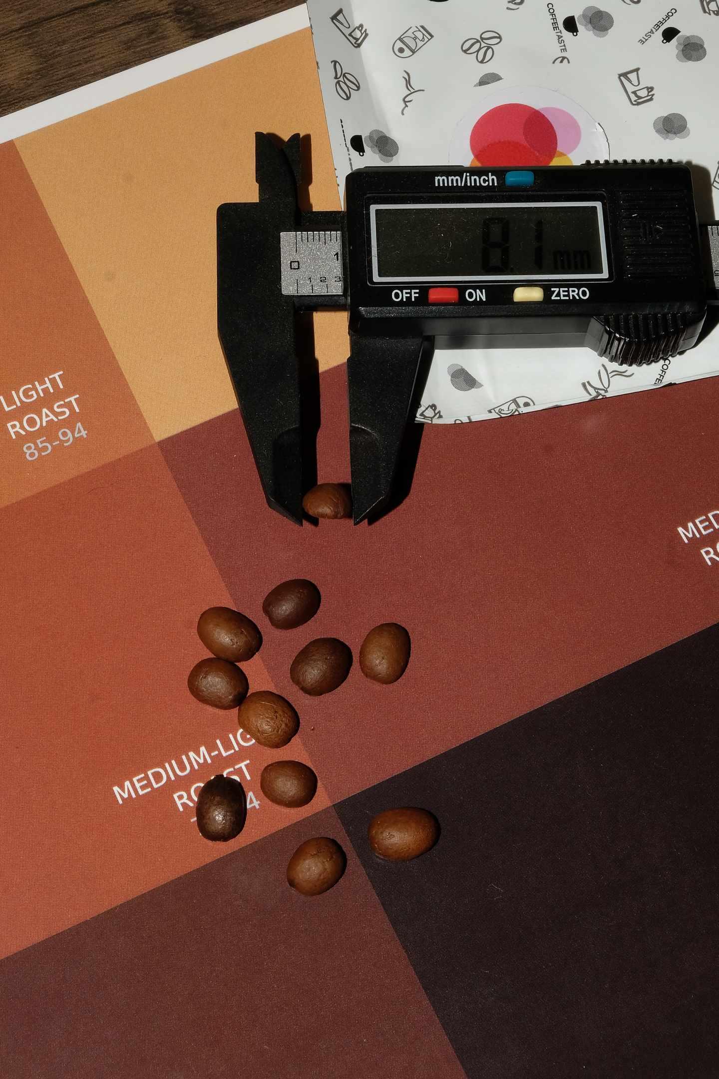 CoffeeTaste Catucaí 785 Bean Size