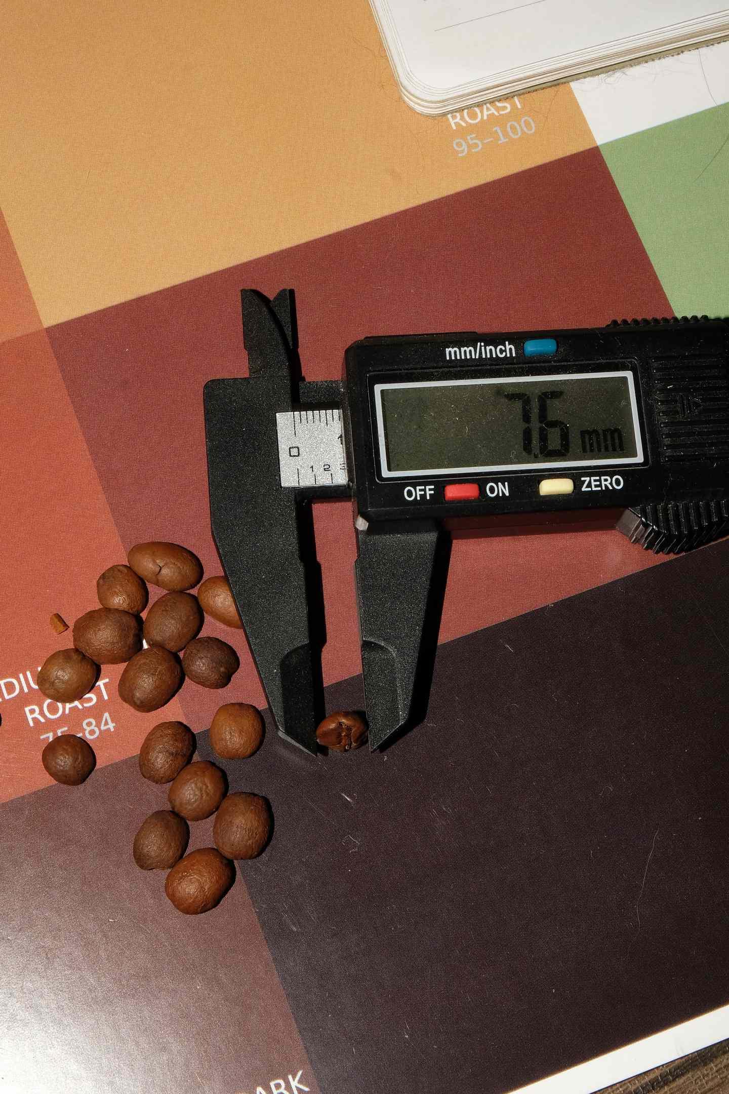 Unique Cafés Yellow Bourbon Bean Size