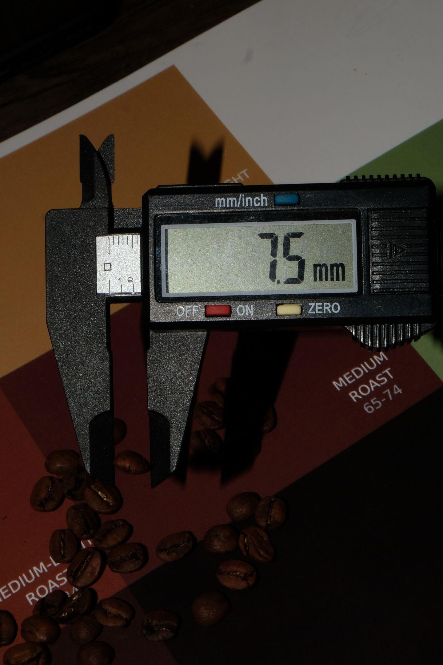 Siriema Coffee Roasters Apollo Bean Size